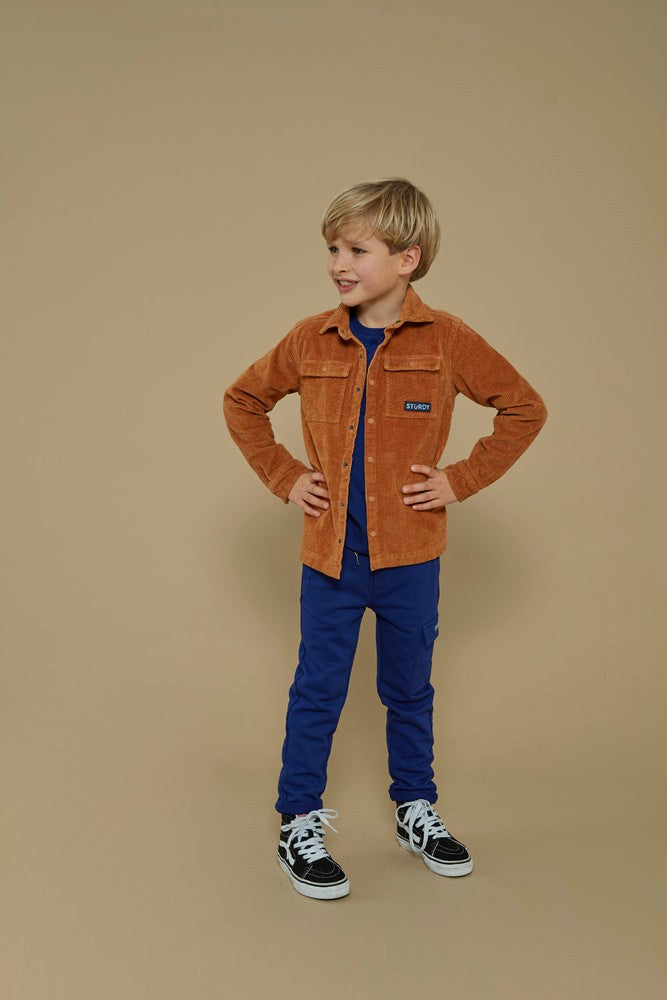 Sturdy Overhemd Corduroy - Waves And Whales Sfeerfoto Overhemd Aan