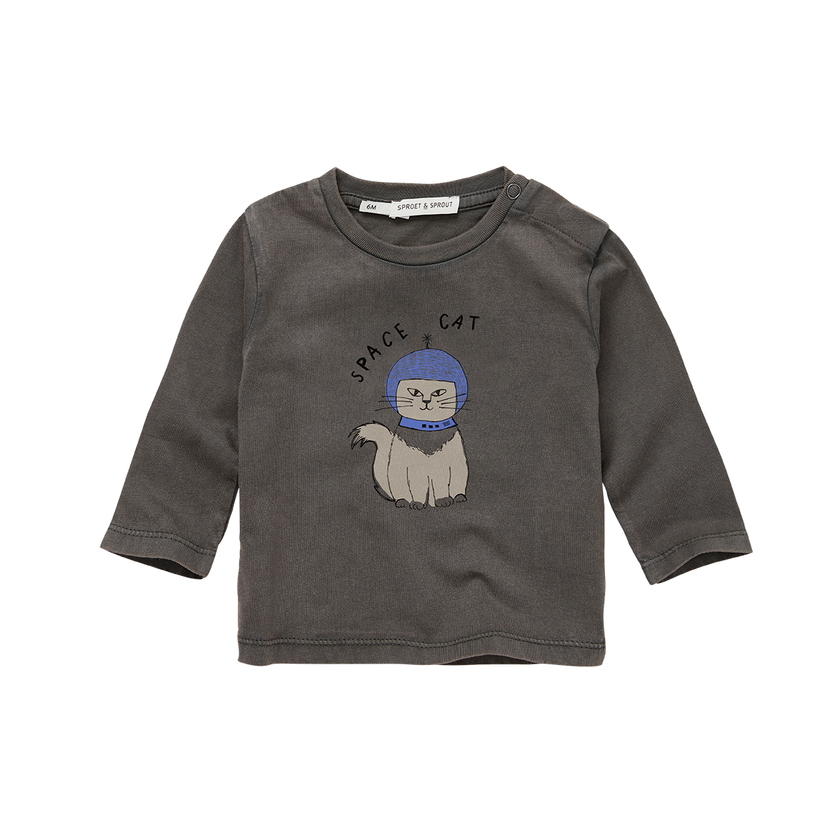 Sproet & Sprout T-shirt Space Cat Voorzijde