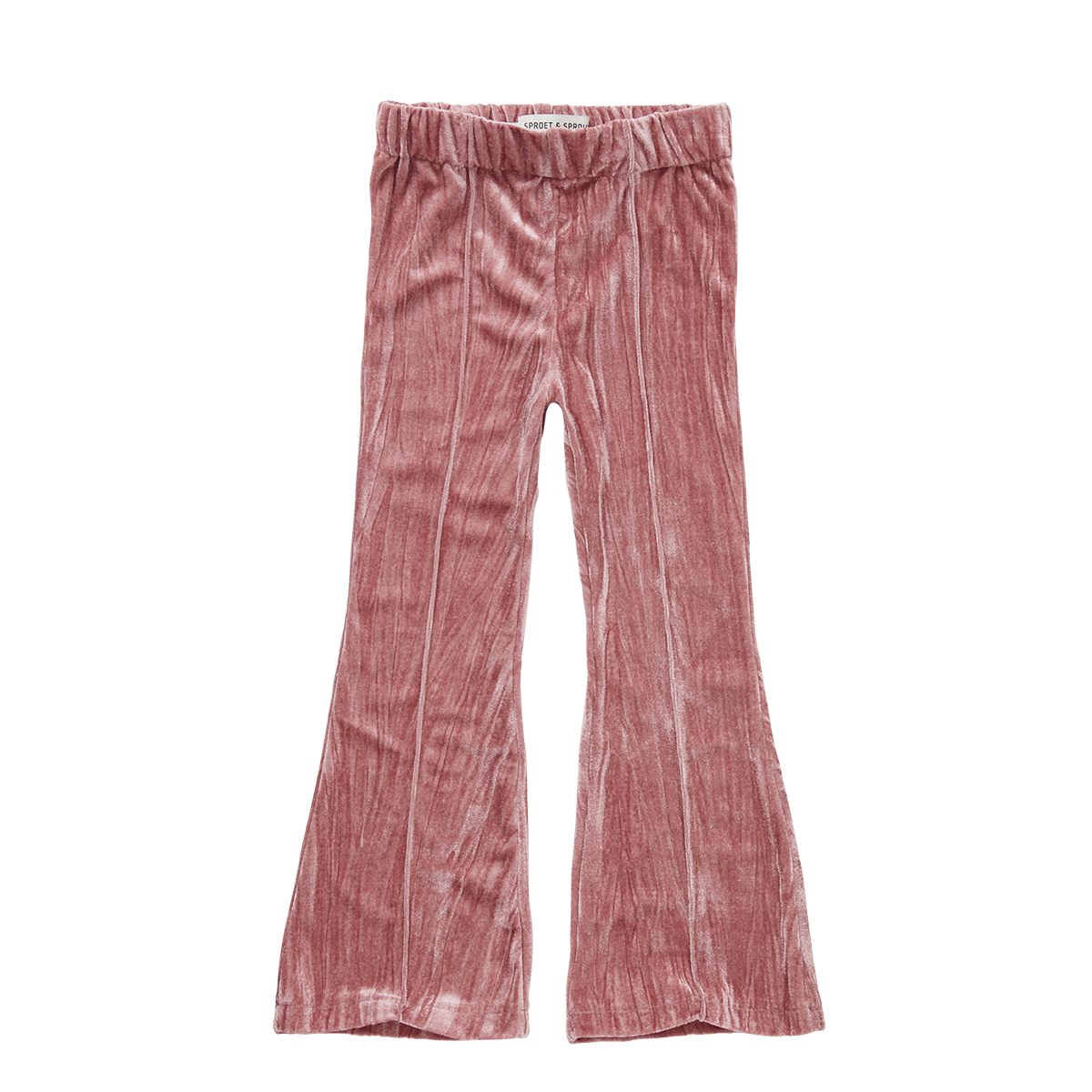 Sproet & Sprout Velvet Flare Pants Voorzijde
