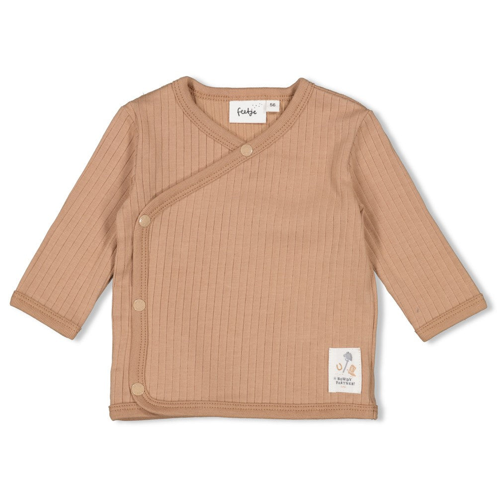 Feetje Overslagshirt Rib - Howdy Voorzijde