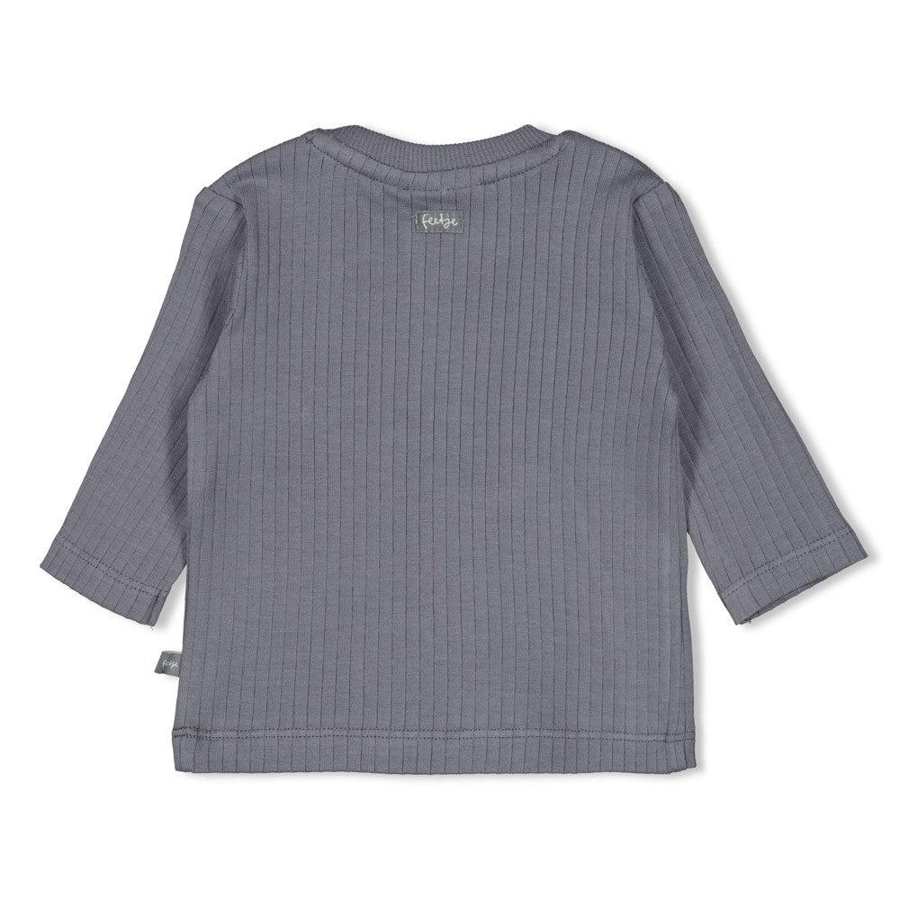 Feetje Longsleeve Rib - Howdy Achterzijde