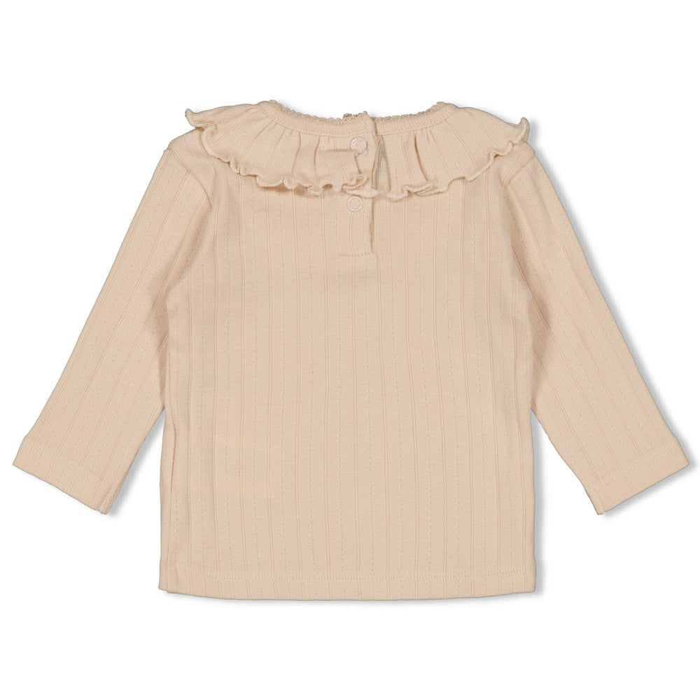 Feetje Longsleeve Pointelle Rib -Woodland Bloom Achterzijde