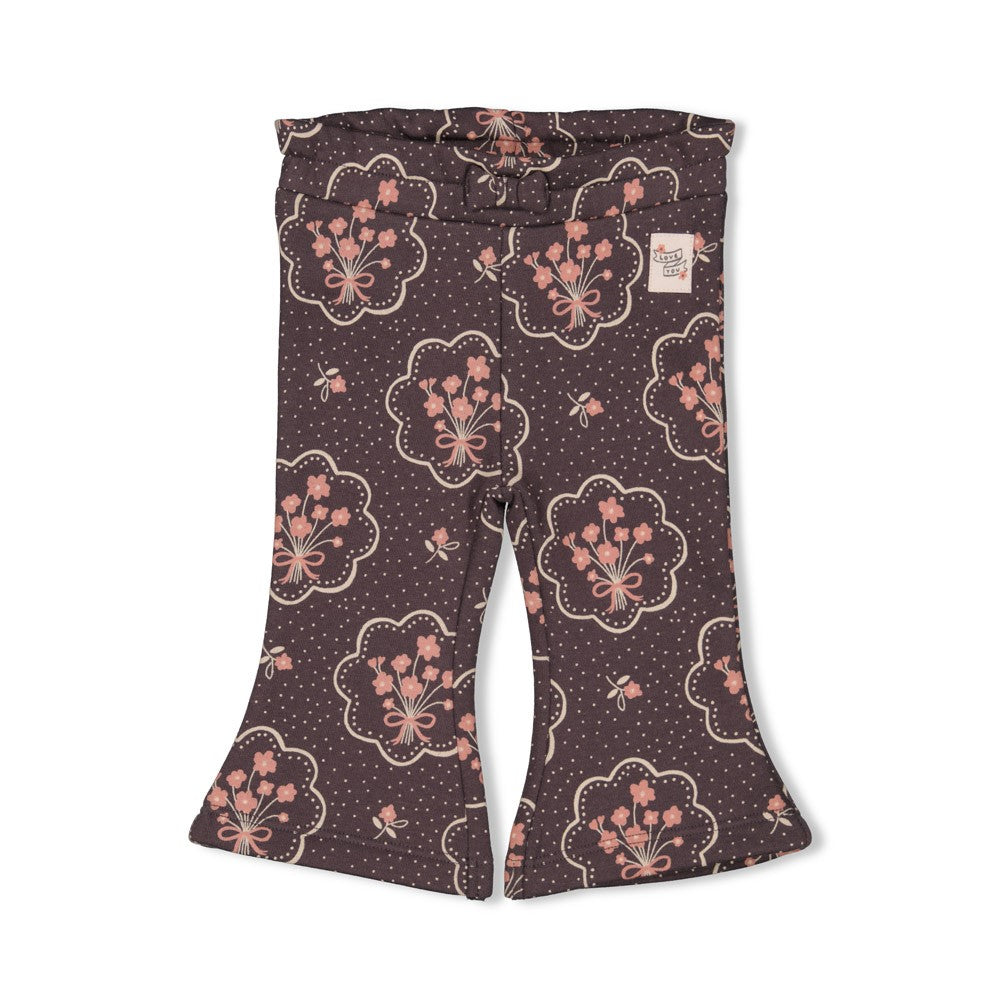 Feetje Flaired Broek AOP - Woodland Bloom Voorzijde