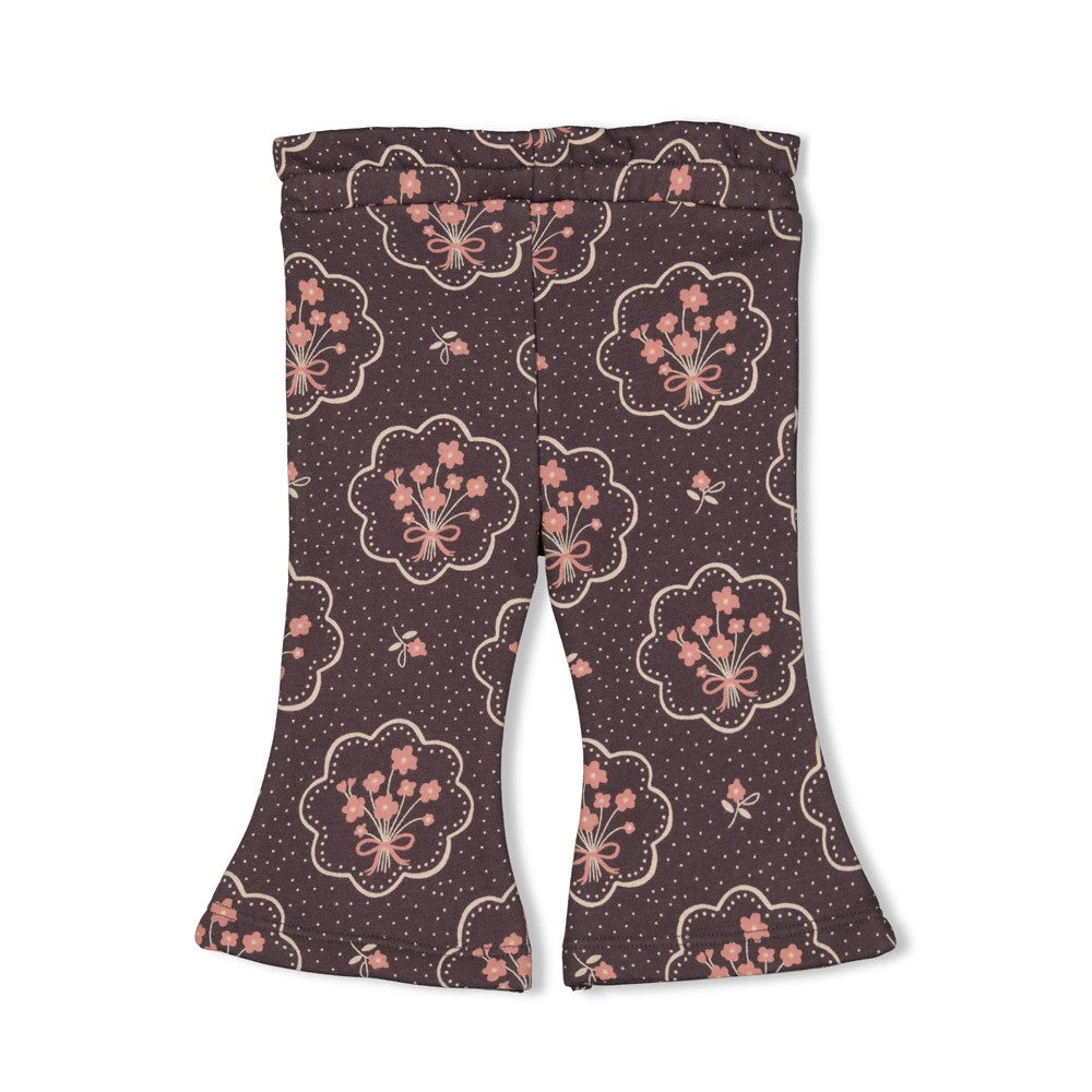 Feetje Flaired Broek AOP - Woodland Bloom Achterzijde