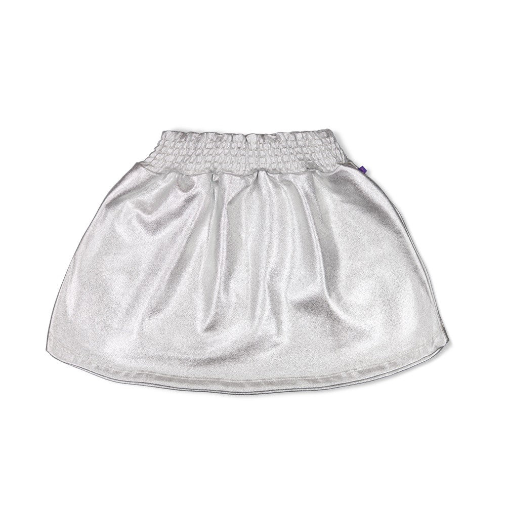 Jubel Rok - Wild Soul uit Wintercollectie 2025 in Zilver, gemaakt van 100% biologisch katoen voor kinderen Voorzijde