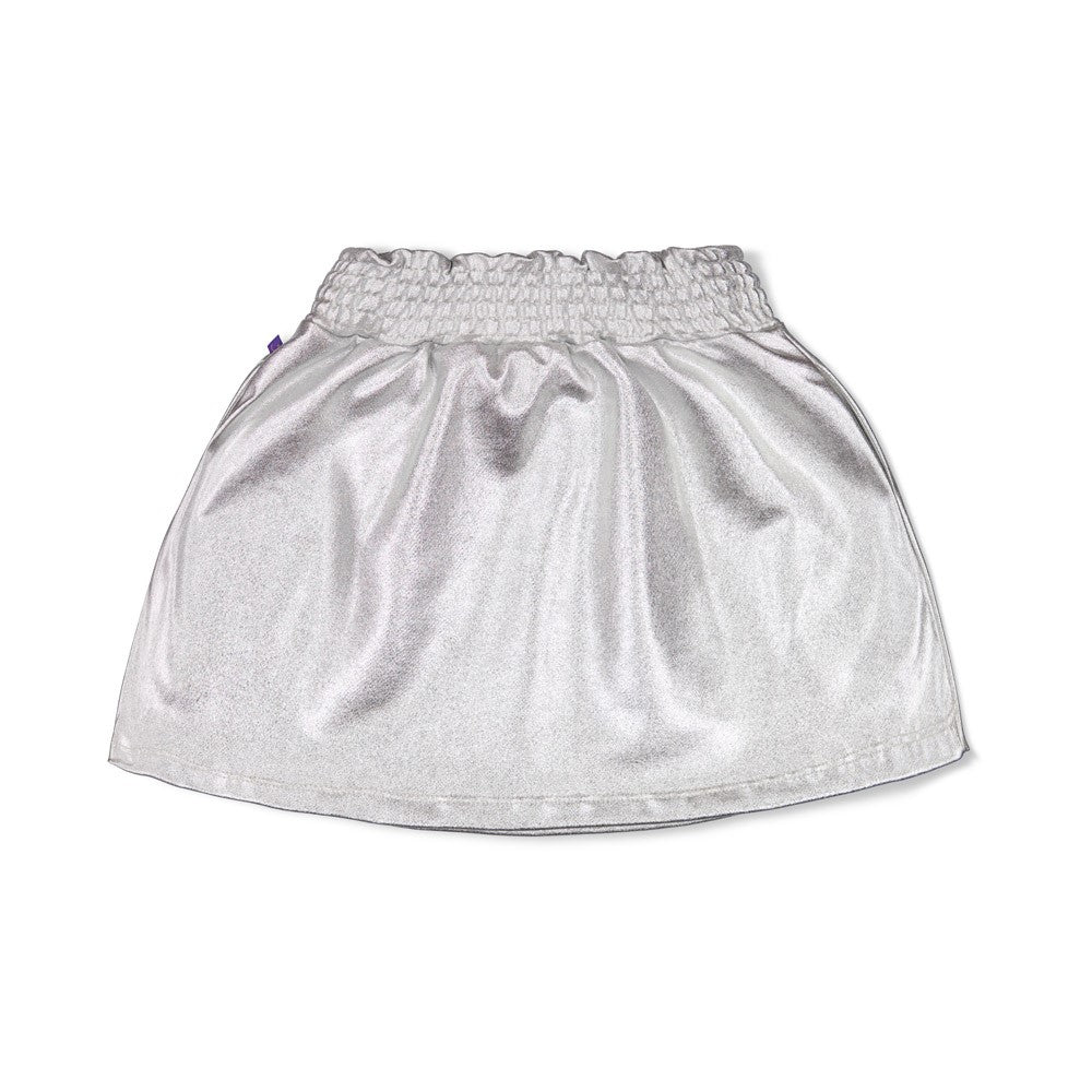 Jubel Rok - Wild Soul uit Wintercollectie 2025 in Zilver, gemaakt van 100% biologisch katoen voor kinderen Achterzijde