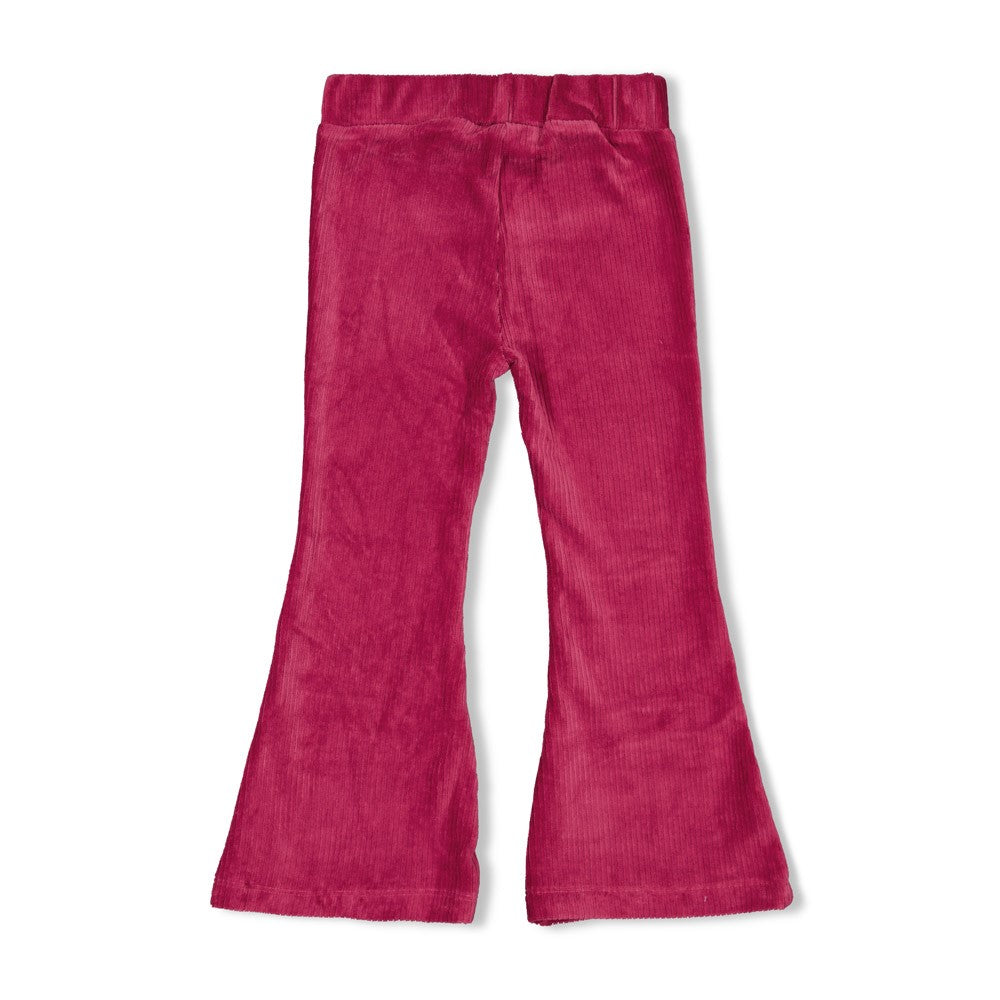 Jubel Flared Broek Velours Rib - Shine Bright Achterzijde