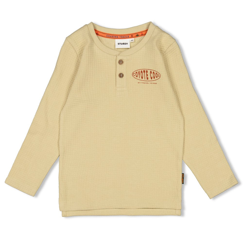 Sturdy Longsleeve Wafelstructuur - Chasing Trails Voorzijde