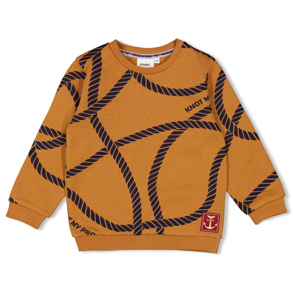 Sturdy Sweater AOP - Waves And Whales Voorzijde
