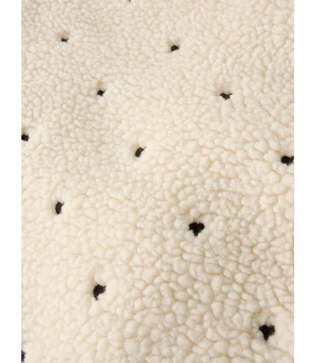 Lil' Atelier Loose Jacket - Turtledove Hearts detail