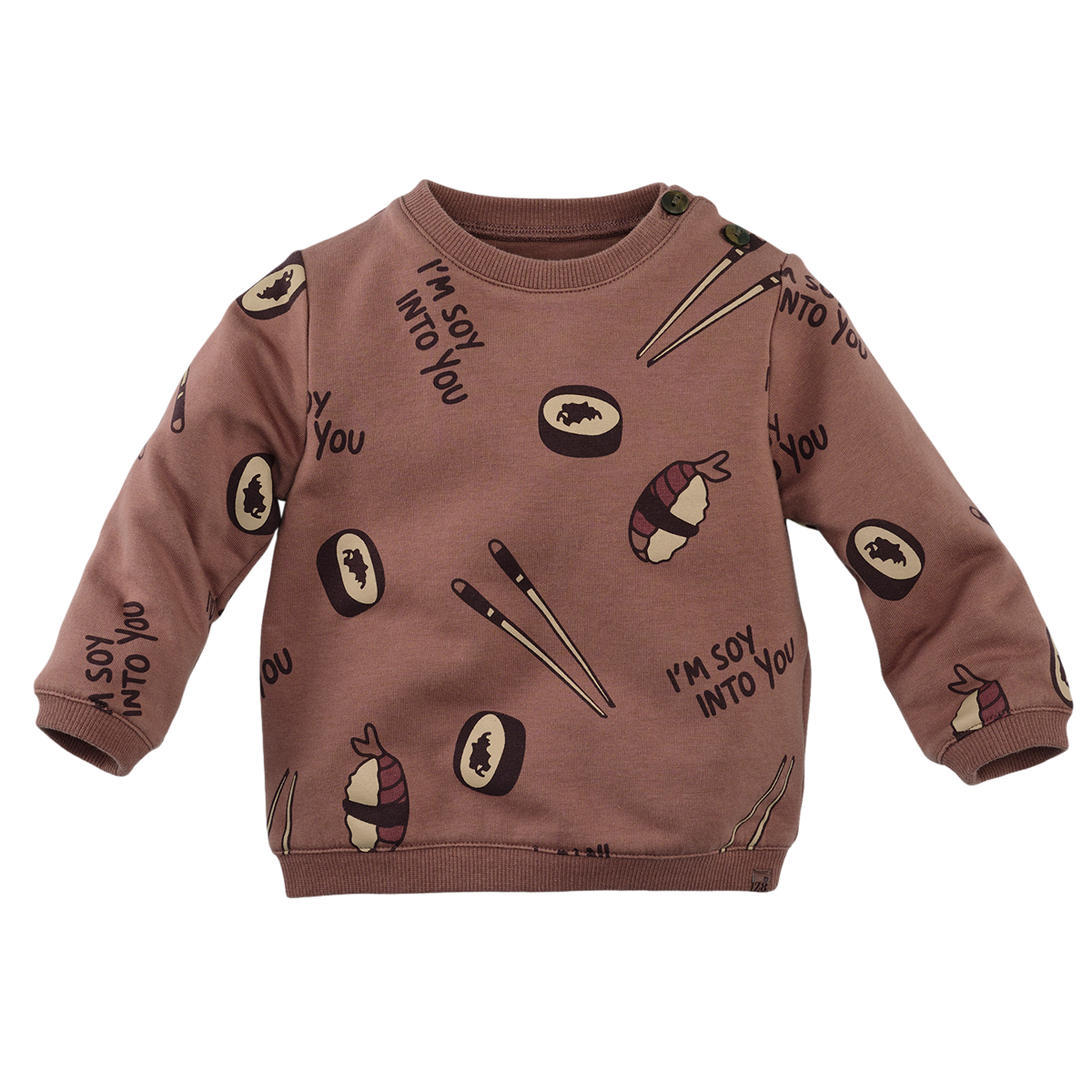 Z8 Ramy Sweater - Amber Brown/AOP Voorzijde