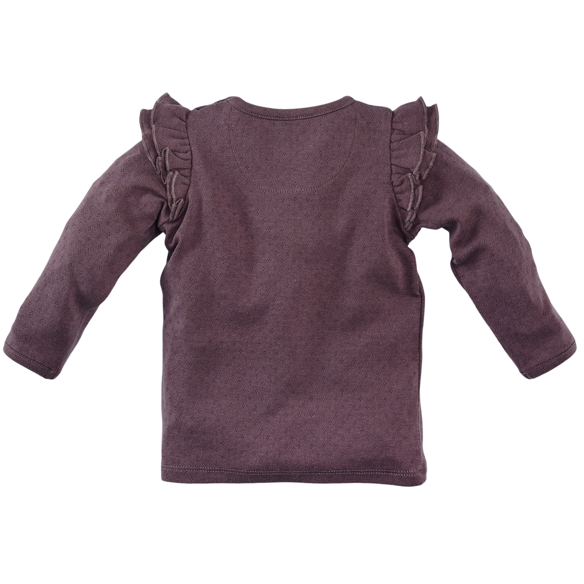 Z8 Neva Pointelle Longsleeve - Frosted Plum Achterzijde