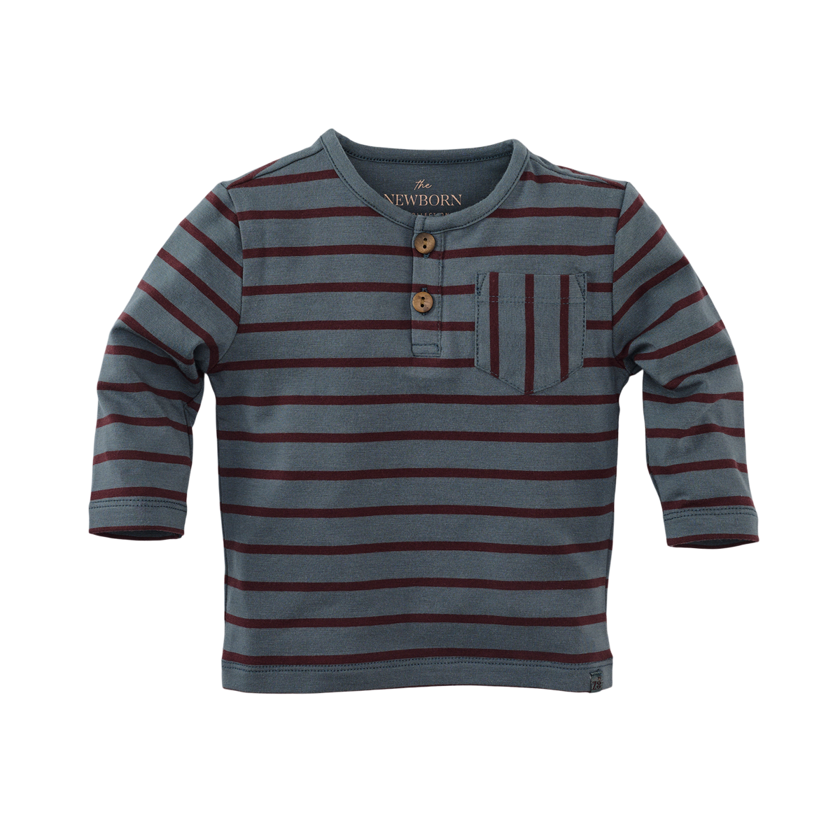 Z8 Jelke Jersey Longsleeve - Seafood Shadow/ Crushed Cloves Voorzijde