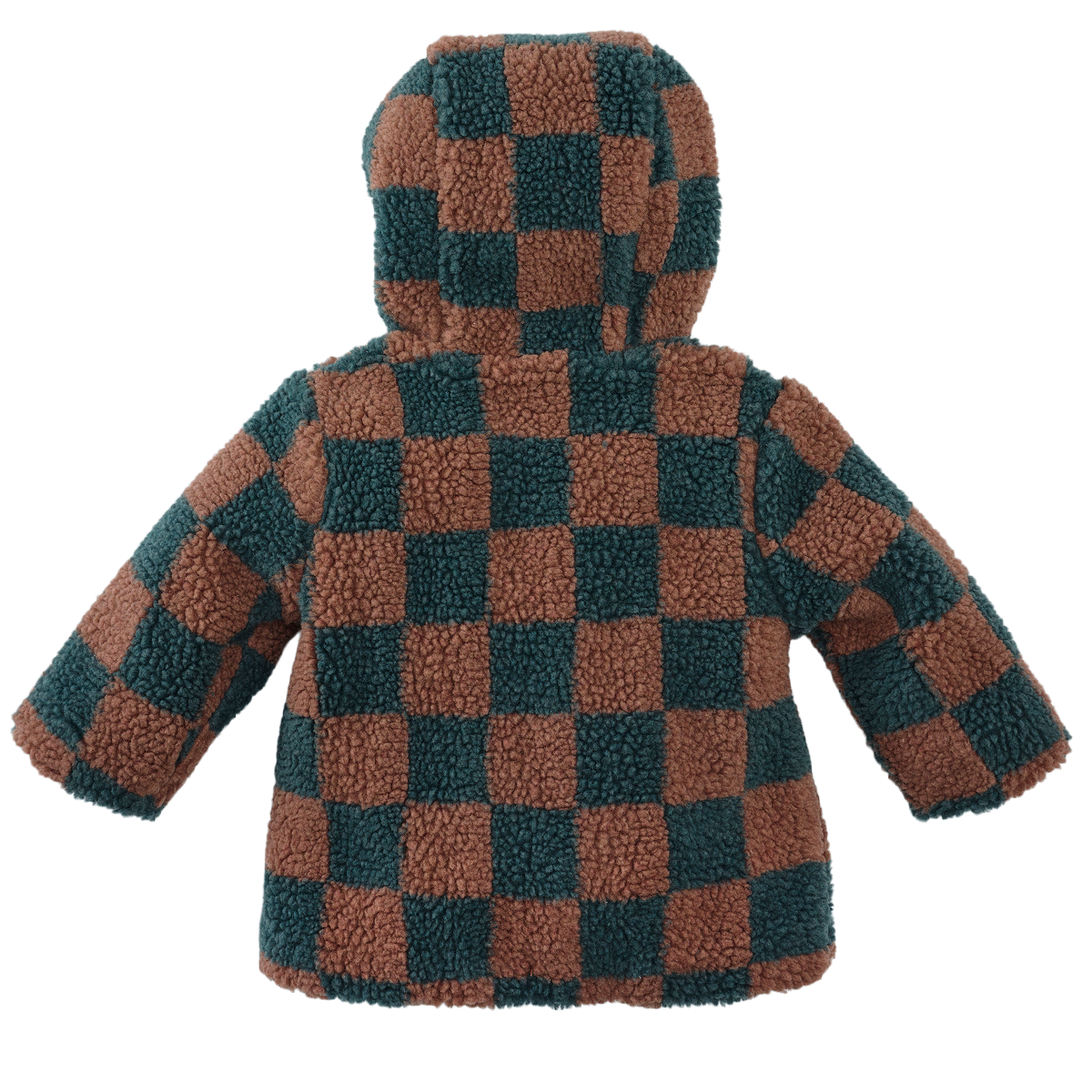 Z8 Naim Teddy Jacket - Amber Brown/AOP Achterpand