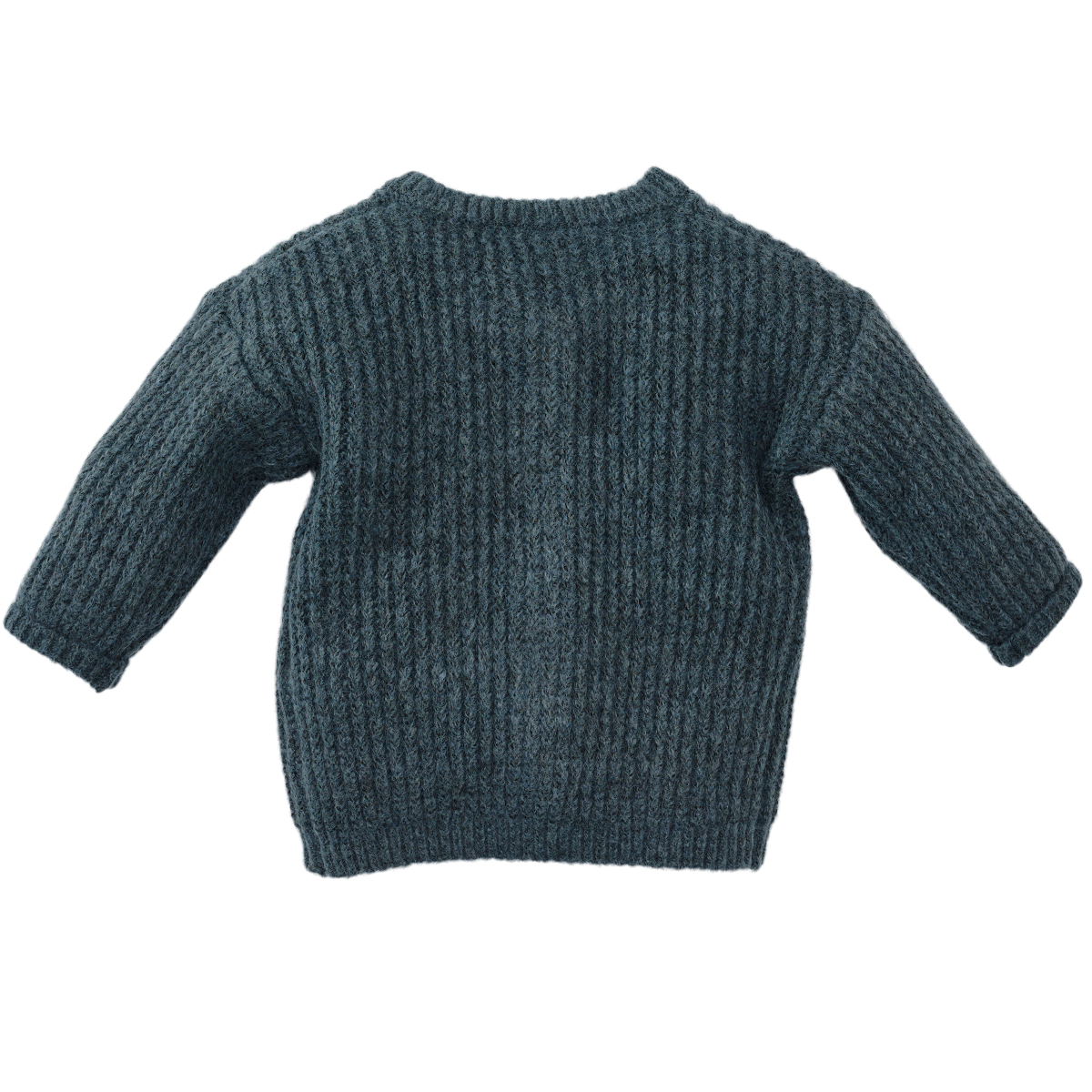 Z8 Mert Gebreid Vest - Seafoam Shadow Achterzijde