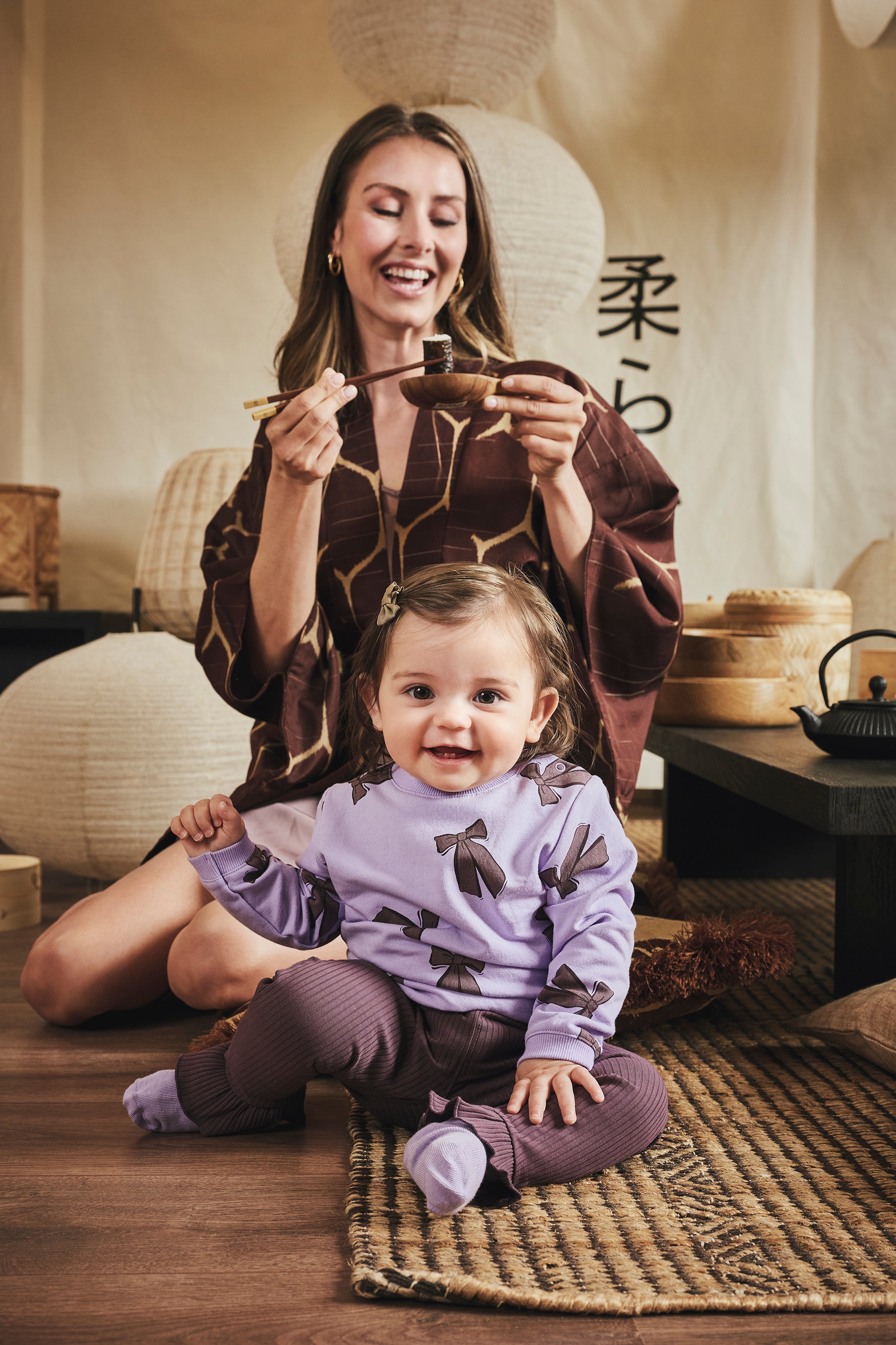 Z8 Miracle Tricot Rib Leggings - Frosted plum Sfeerfoto