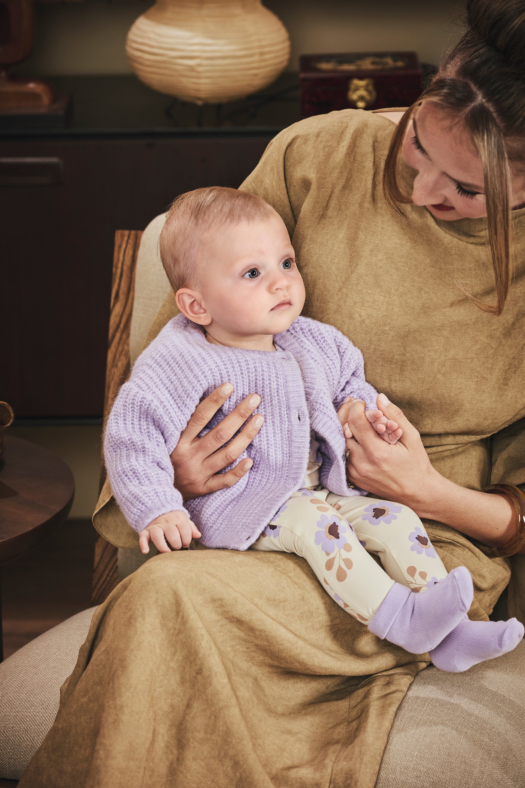 Z8 Tamira Jersey Leggings - Vanilla Cream/ AOP Sfeerfoto