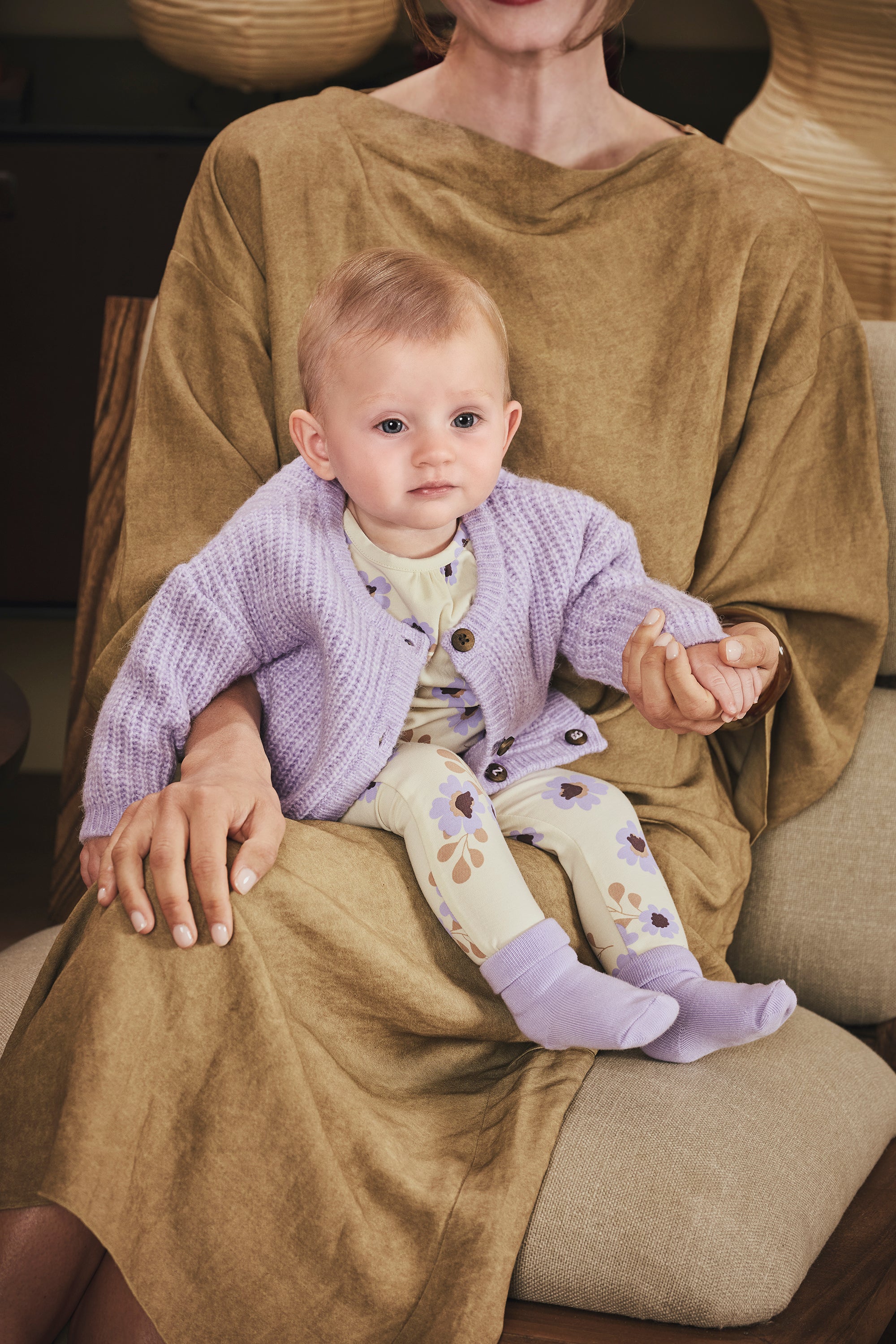 Z8 Tamira Jersey Leggings - Vanilla Cream/ AOP Sfeerfoto