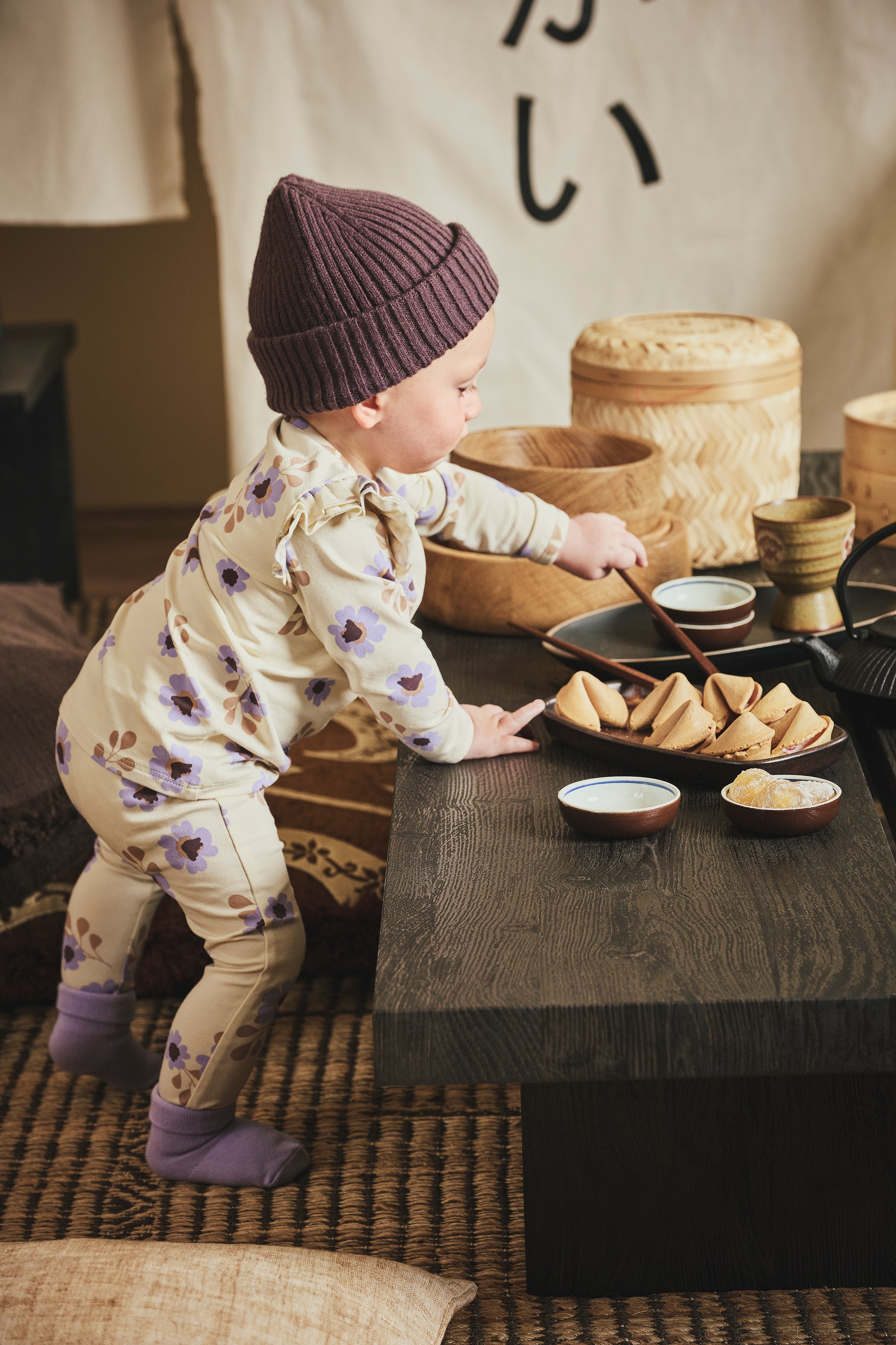 Z8 Elizan Jersey Longsleeve - Vanilla Cream/AOP Sfeerfoto