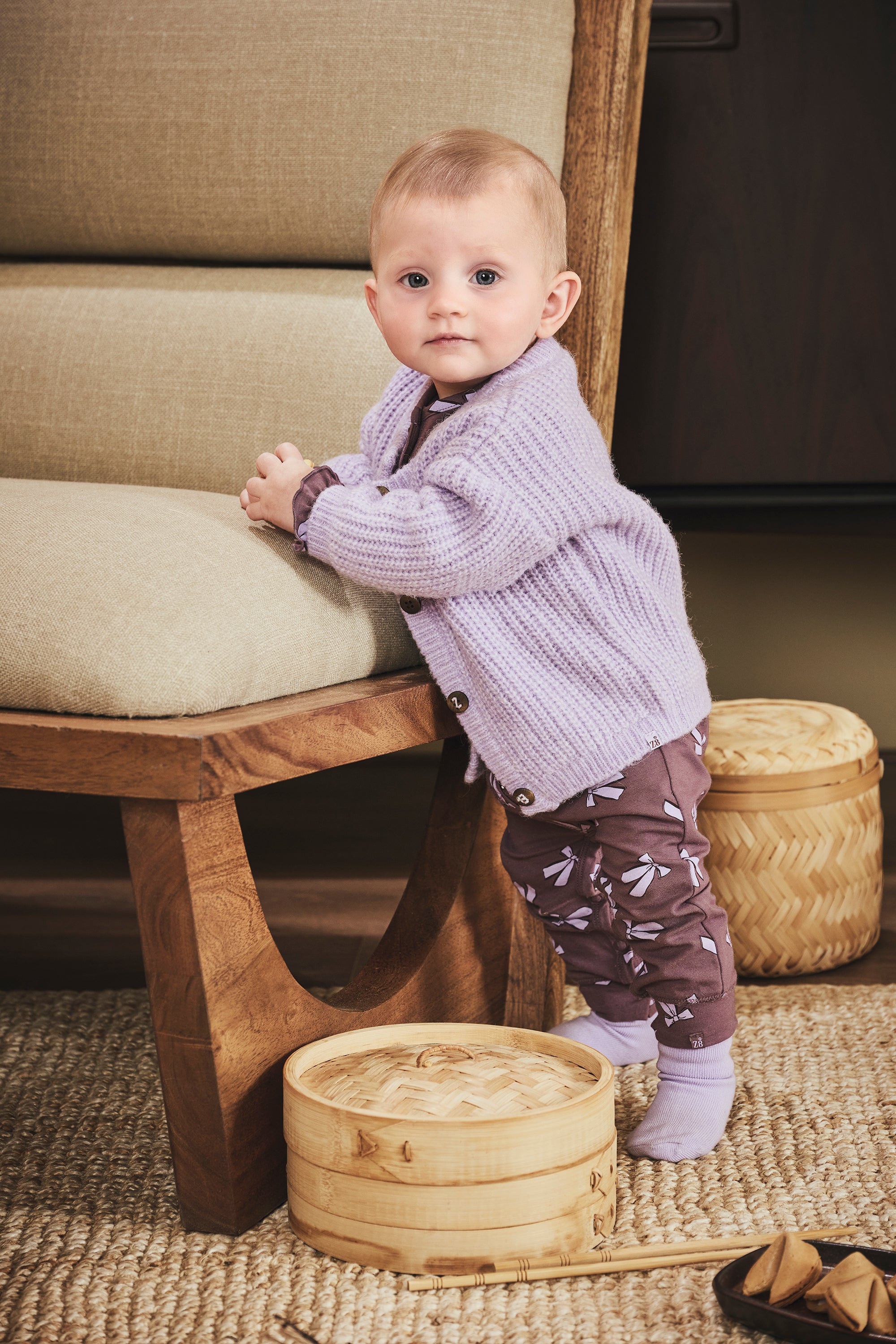 Z8 Fardau Jersey Jumpsuit - Frosted Plum/AOP Sfeerfoto