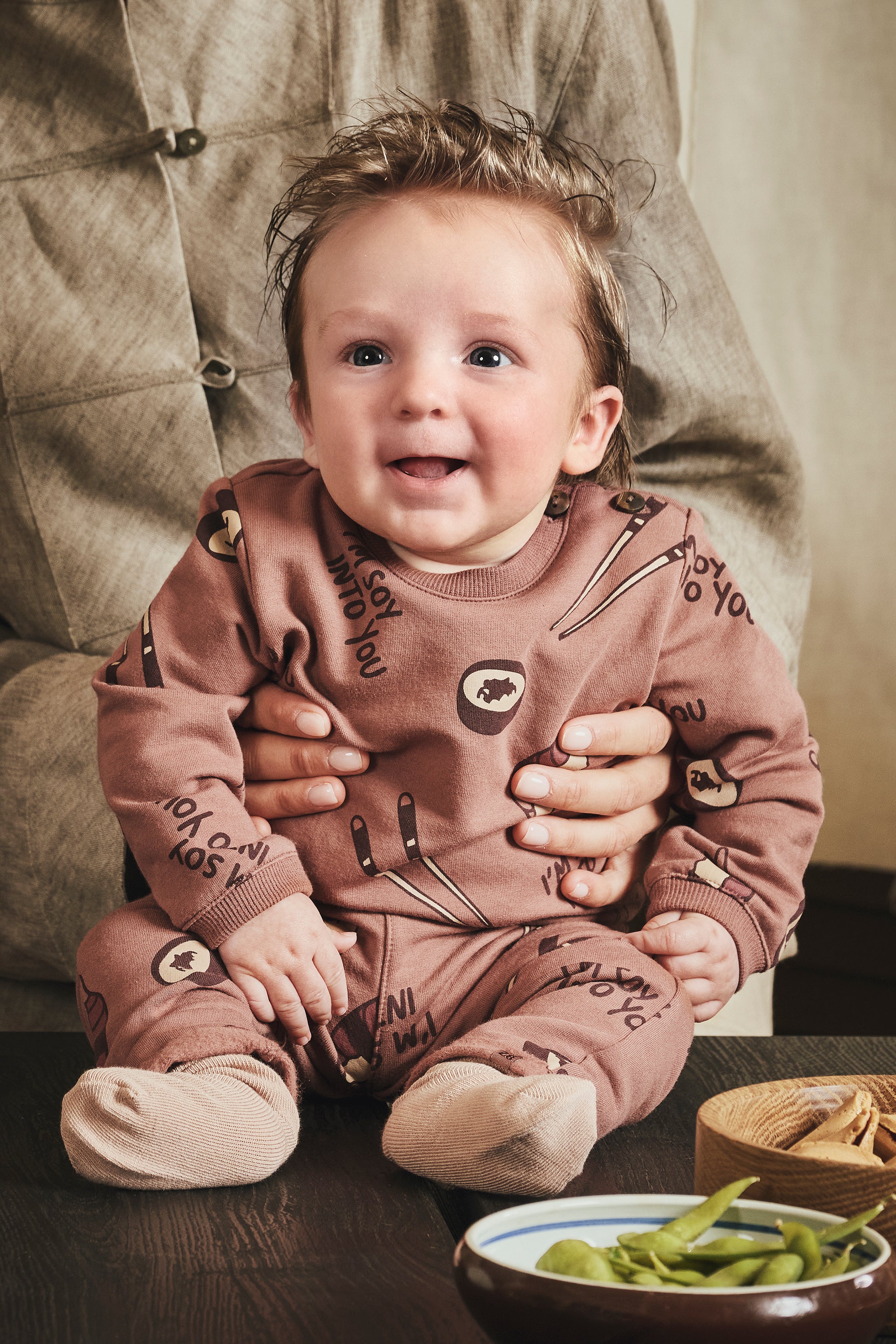 Z8 Fons Sweat Pants - Amber Brown/AOP sfeer foto