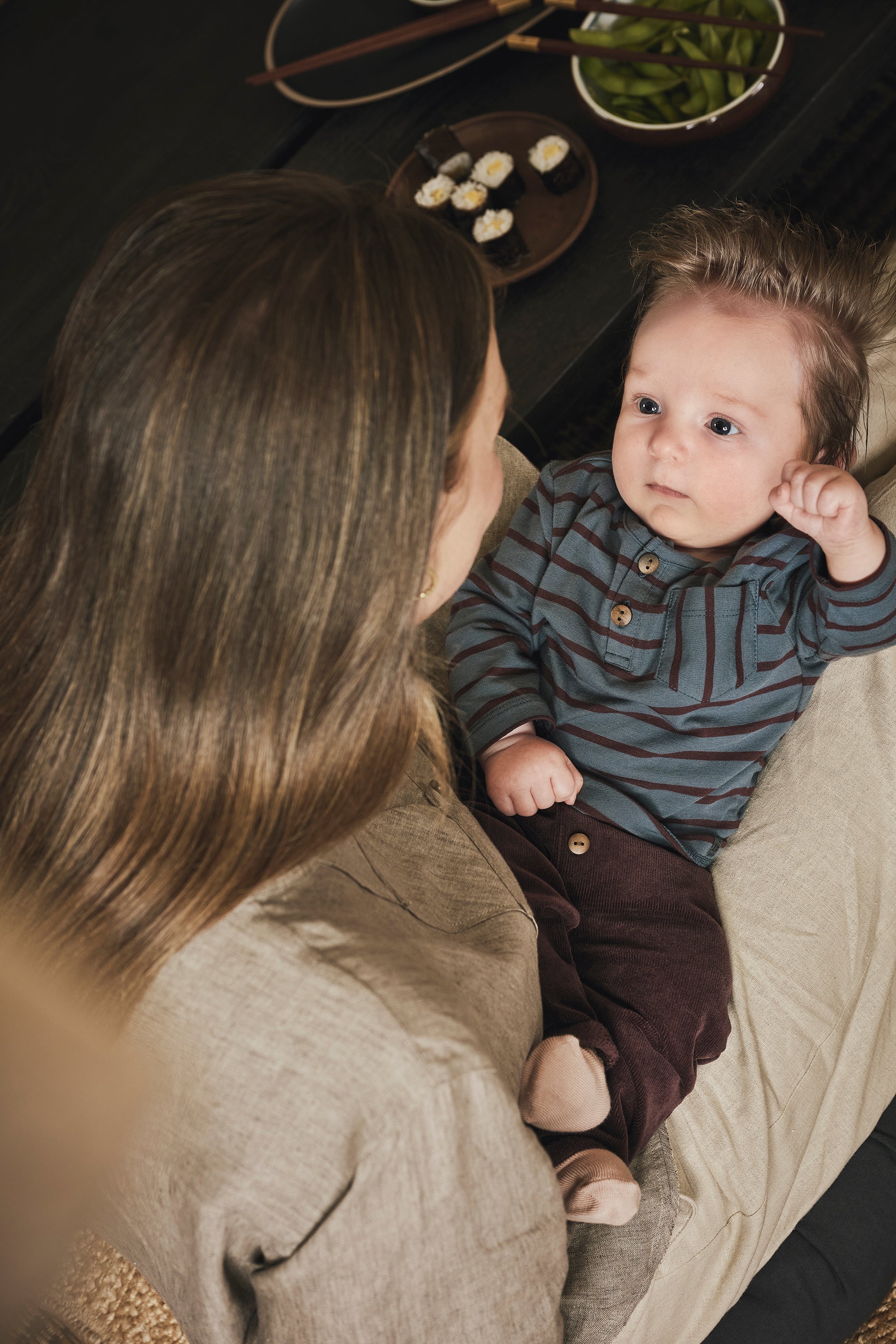 Z8 Jelke Jersey Longsleeve - Seafood Shadow/ Crushed Cloves Sfeerfoto