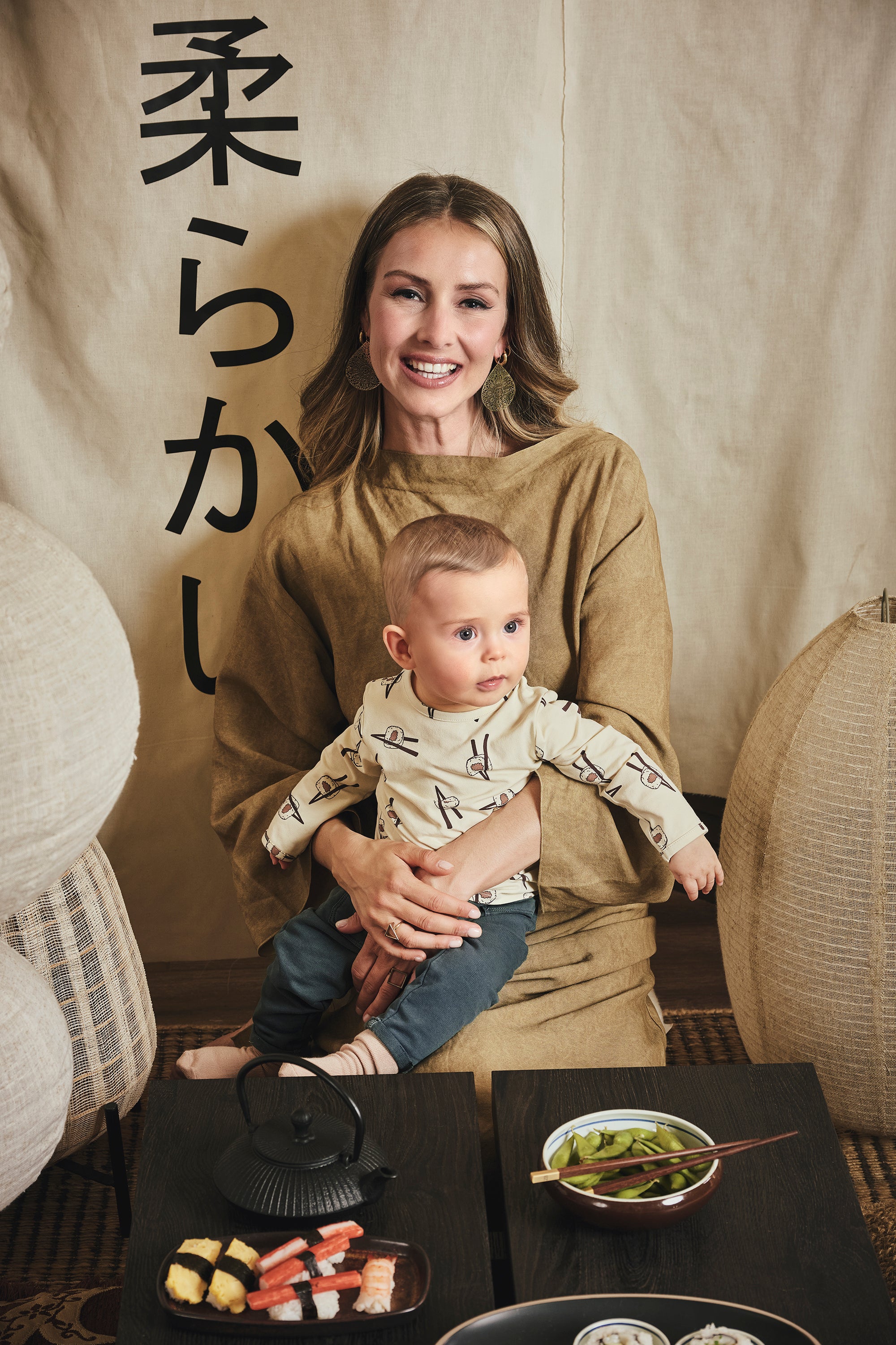 Z8 Quirijn Jersey Longsleeve - Vanilla Cream/AOP Sfeerfoto