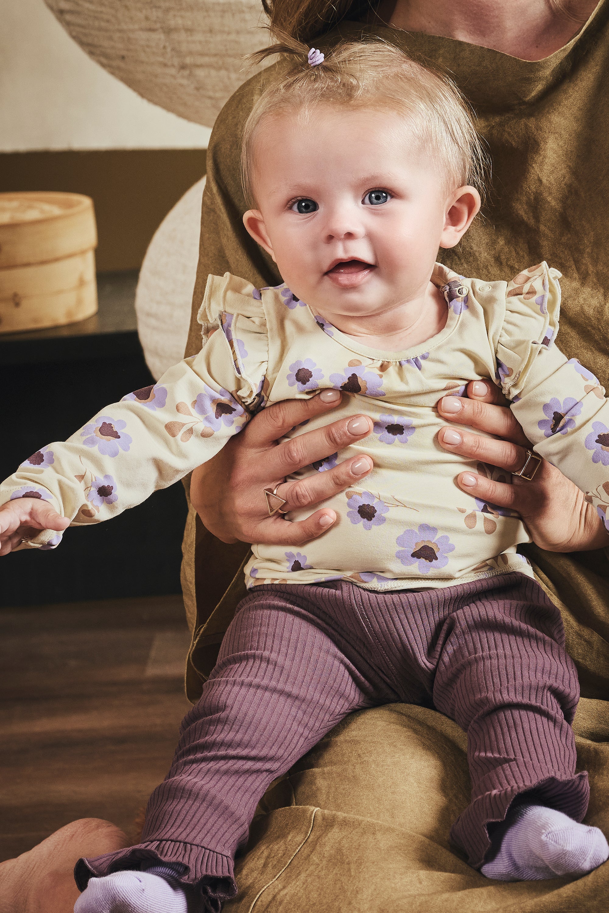 Z8 Elizan Jersey Longsleeve - Vanilla Cream/AOP Sfeerfoto