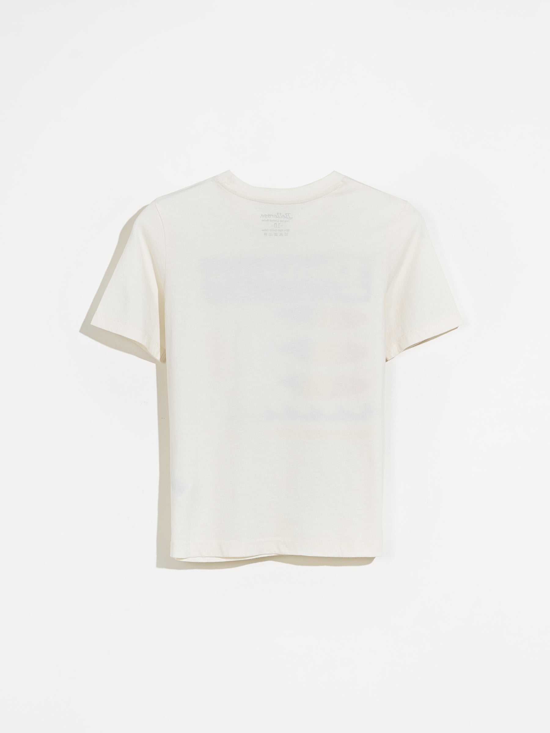 Bellerose T-Shirt Kenny Vintage White Panama voorzijde