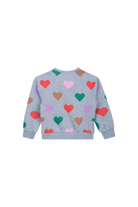 Someone Sweater FAUVE-SG-16-A - Grey Melange achteraanzicht
