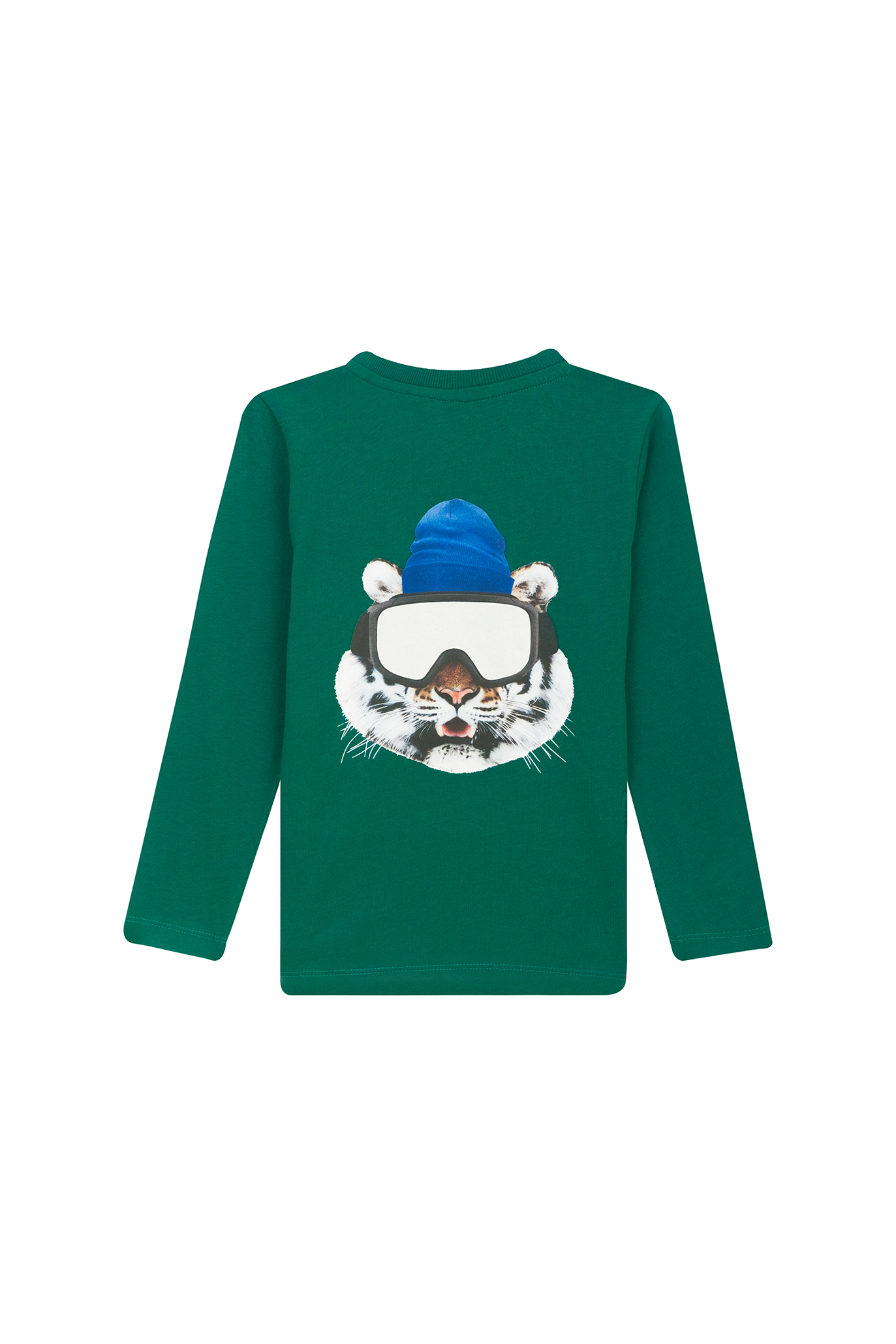 "Groene Someone sweater ELLIOT – achterkant kinderpullover"