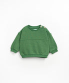 Play Up Fleece Sweater - Botanical voorzijde
