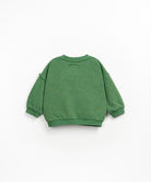 Play Up Fleece Sweater - Botanical achterzijde