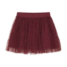En Fant Skirt Tulle  - Tawny Port Voorzijde