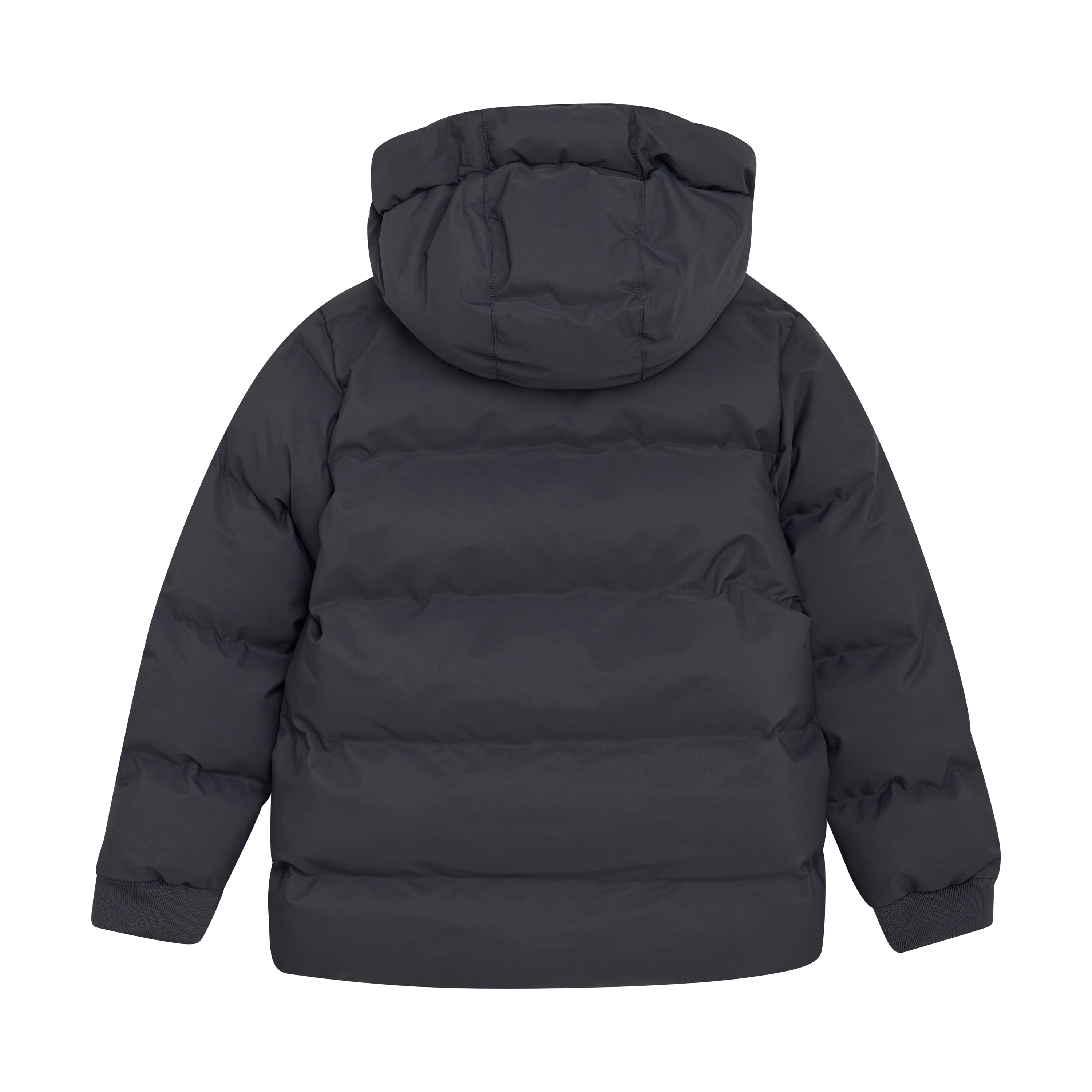 En Fant Jacket Quilt Solid Seamless Channels - Ebony Achterzijde