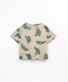 Play Up Printed Jersey T-Shirt - Pottery voorzijde