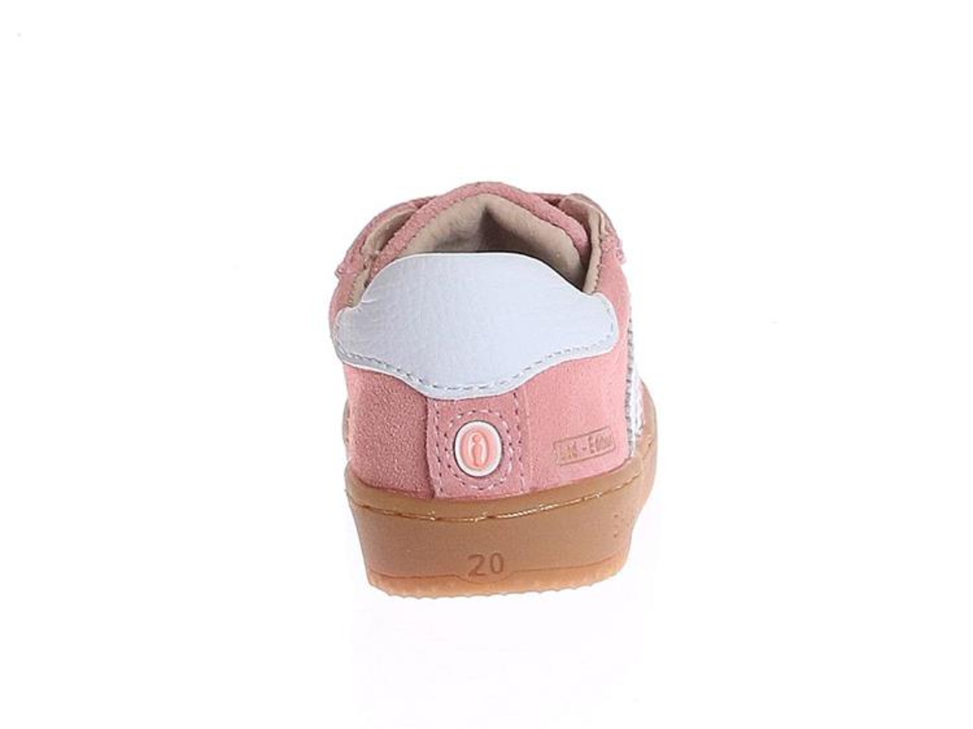 Shoesme Roze Suède Sneakertje achterkant