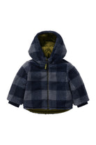 Noppies Boys Jacket Omachi Reversible - Blue voorzijde  kant 1