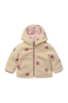 Noppies G Jacket Maplegrove reversible - Red voorzijde kant 1
