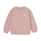 Daily7 Sweater Oversized Backprint - Pale Mauve voorzijde