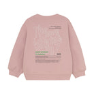 Daily7 Sweater Oversized Backprint - Pale Mauve achterzijde
