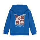 DAILY7 Hoodie Backprint - Dusty Kobalt achterzijde