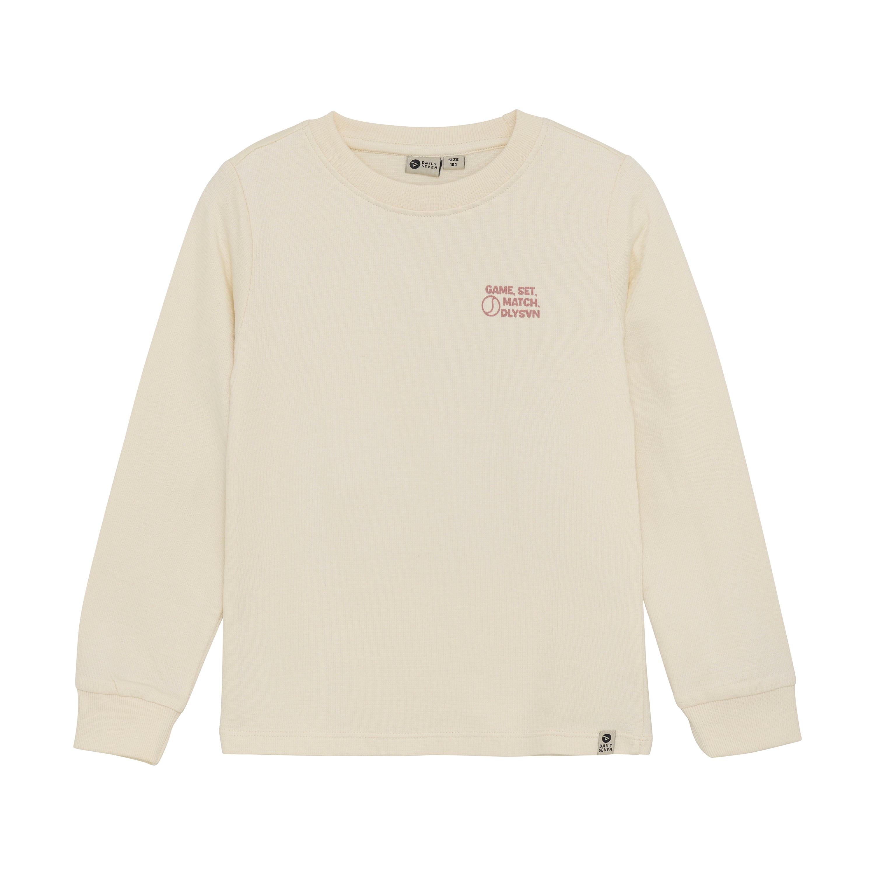 DAILY7 T-Shirt Longsleeve Artwork - Off White voorzijde