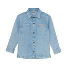 DAILY7 Denim Shirt Backprint - Denim voorzijde