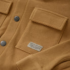 DAILY7 Shirtjacket Structure - Chestnut  detail