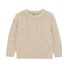 DAILY7 Knitted Sweater Cable - Sandshell Voorzijde