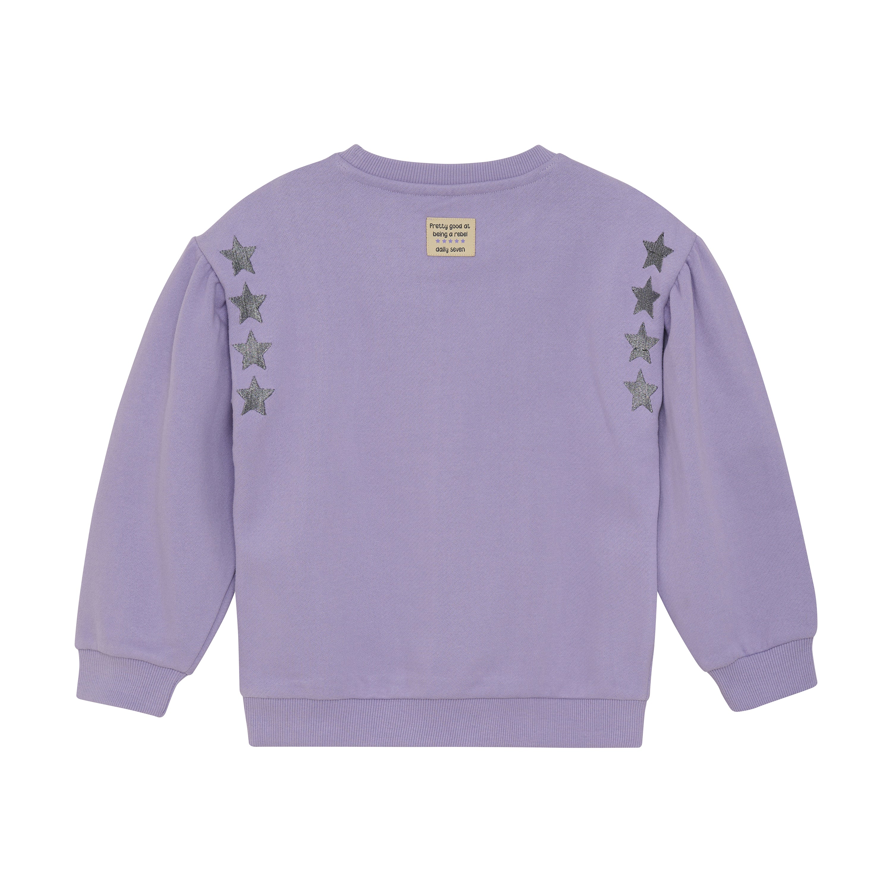 DAILY7 Sweater Embroidery Sleeve achterzijde
