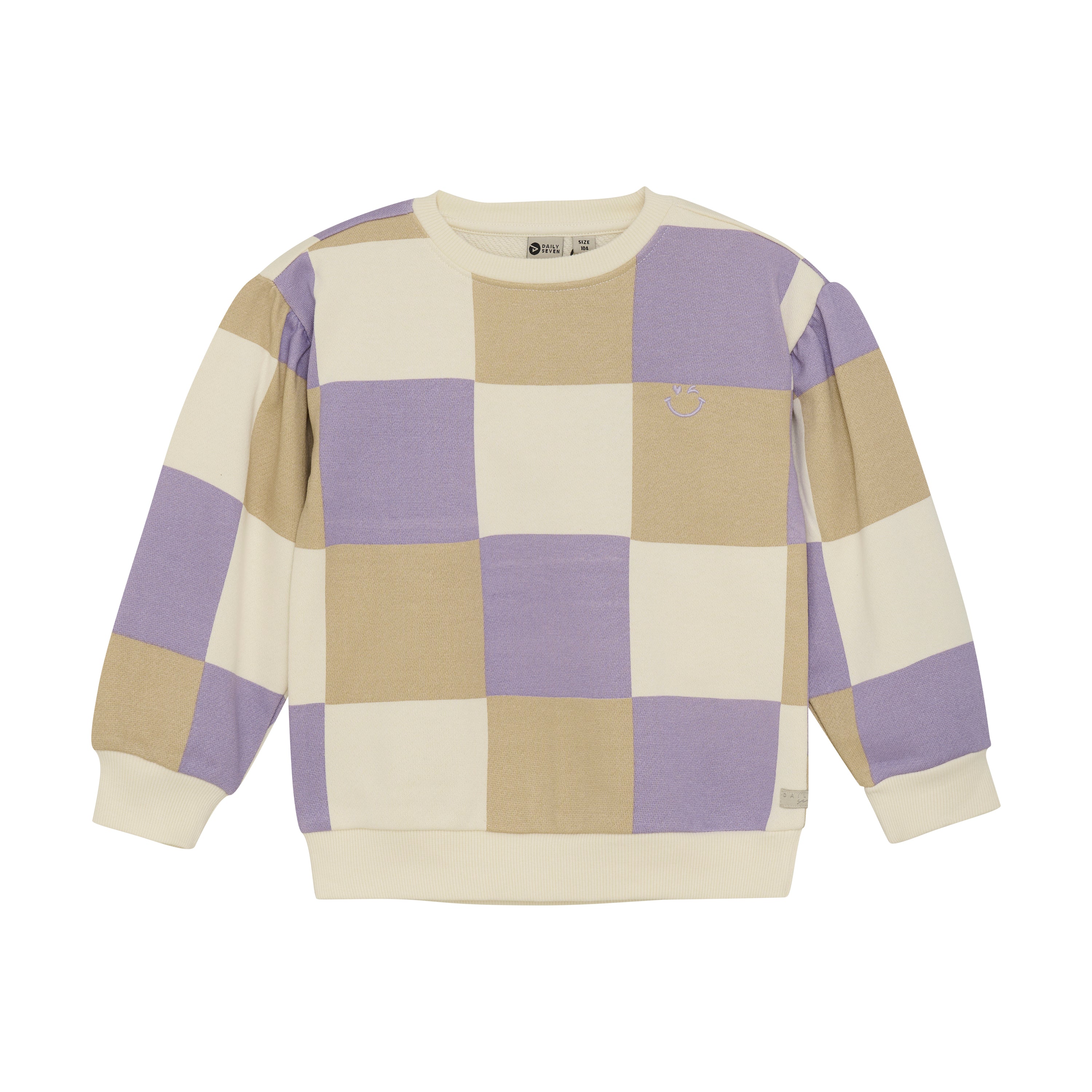 DAILY7 Sweater Check voorzijde