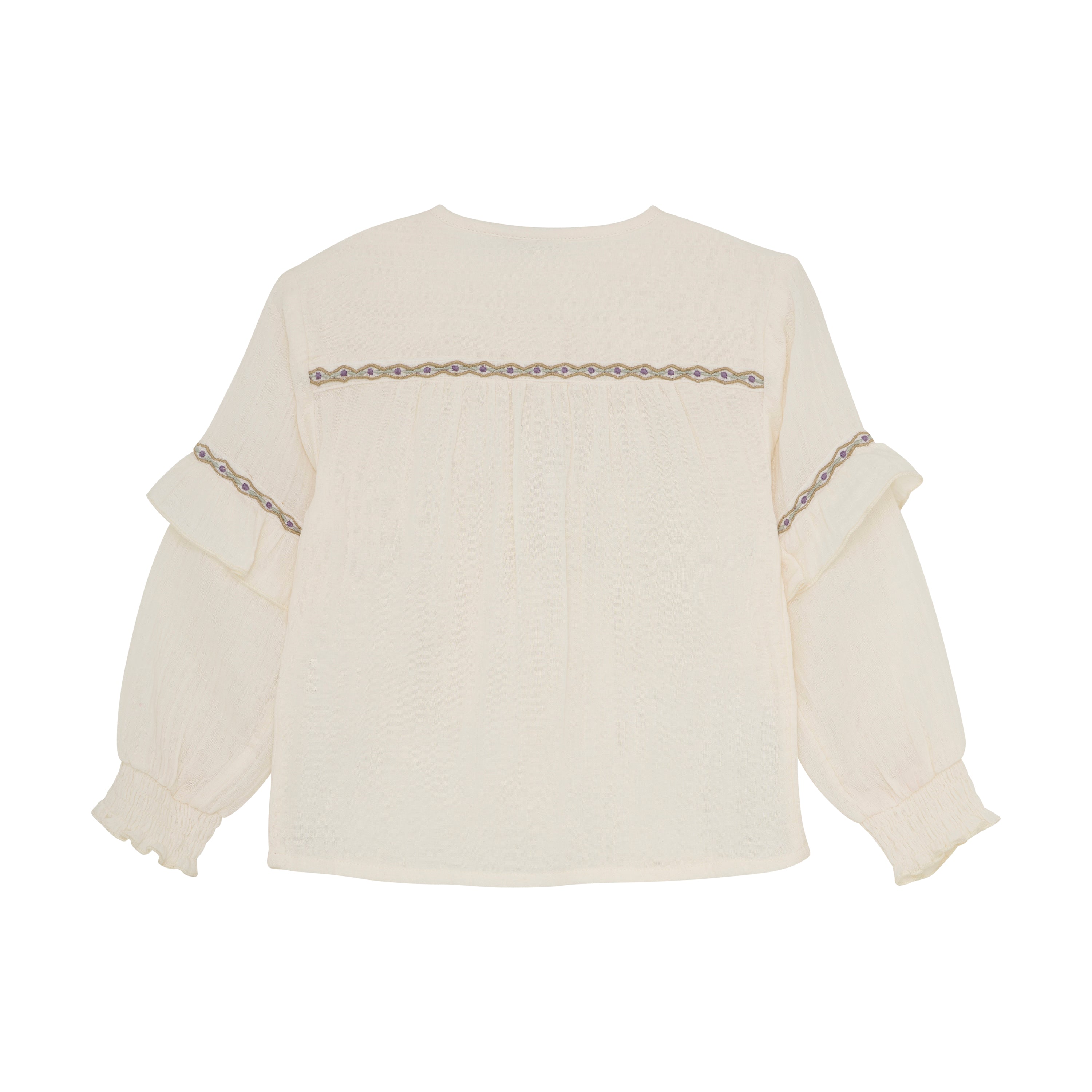 DAILY7 Shirt Longsleeve Ruffle achterzijde