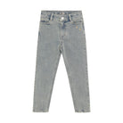 DAILY7 2500 Mom Fit Embroiderie - Denim voorzijde